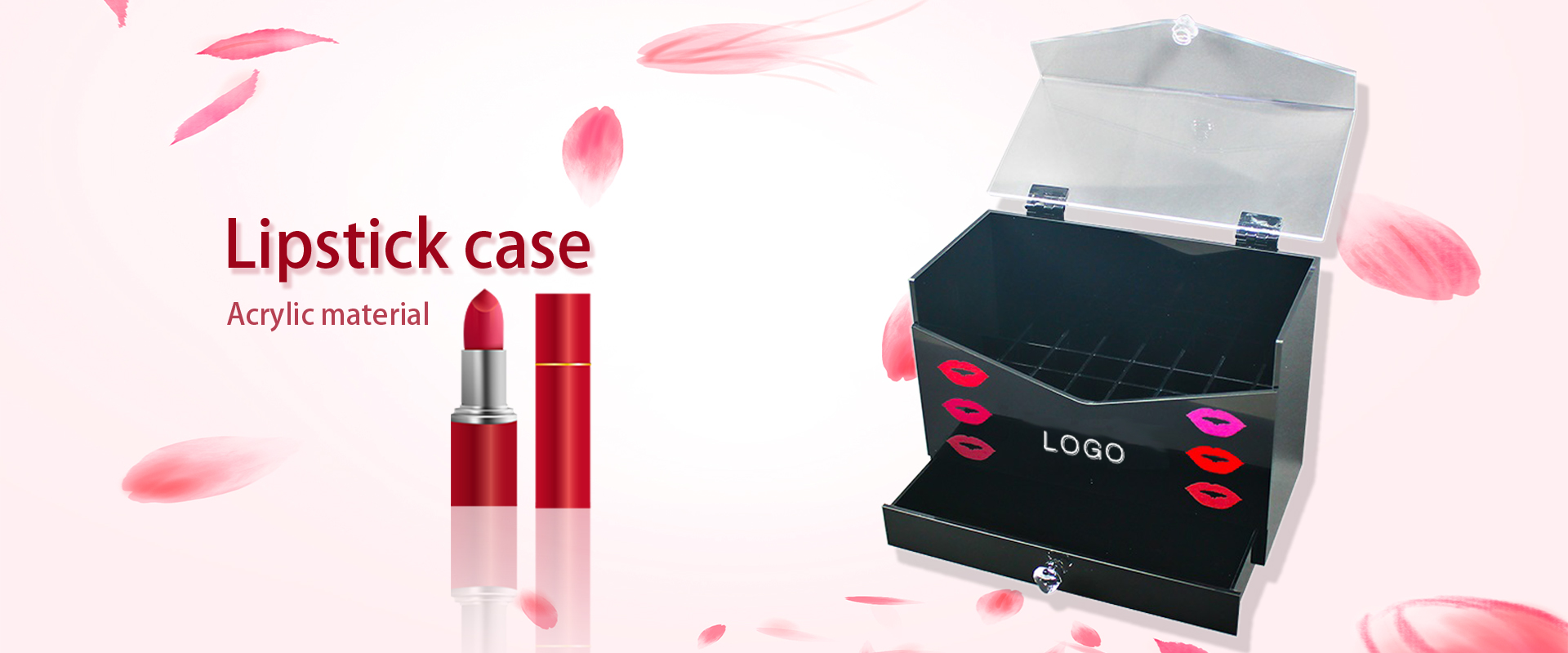 Cosmetic display holder /cosmetic storage box