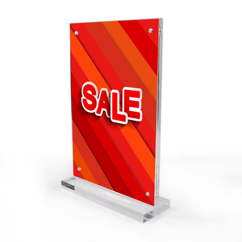 acrylic sign holder