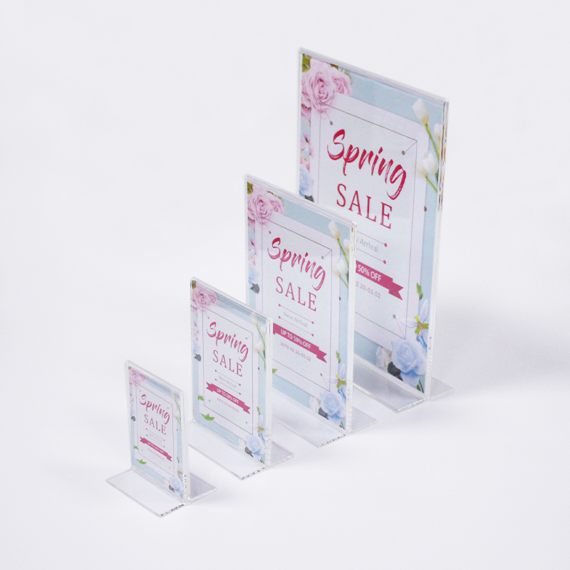 acrylic sign holder