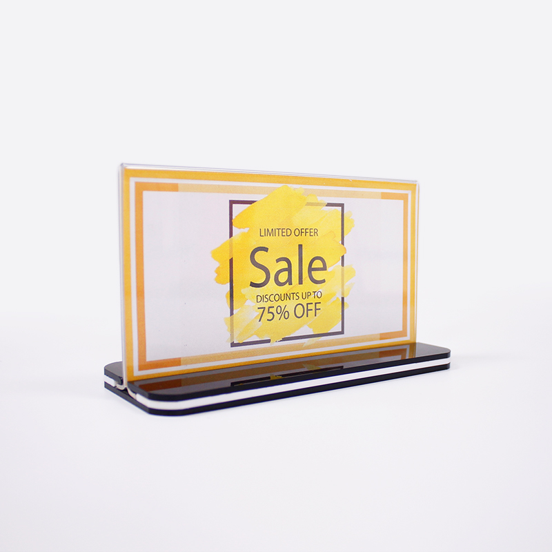 acrylic sign holder