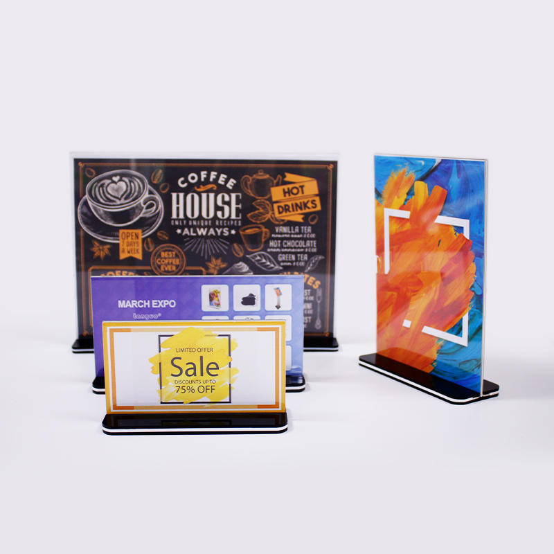 acrylic insert sign holder