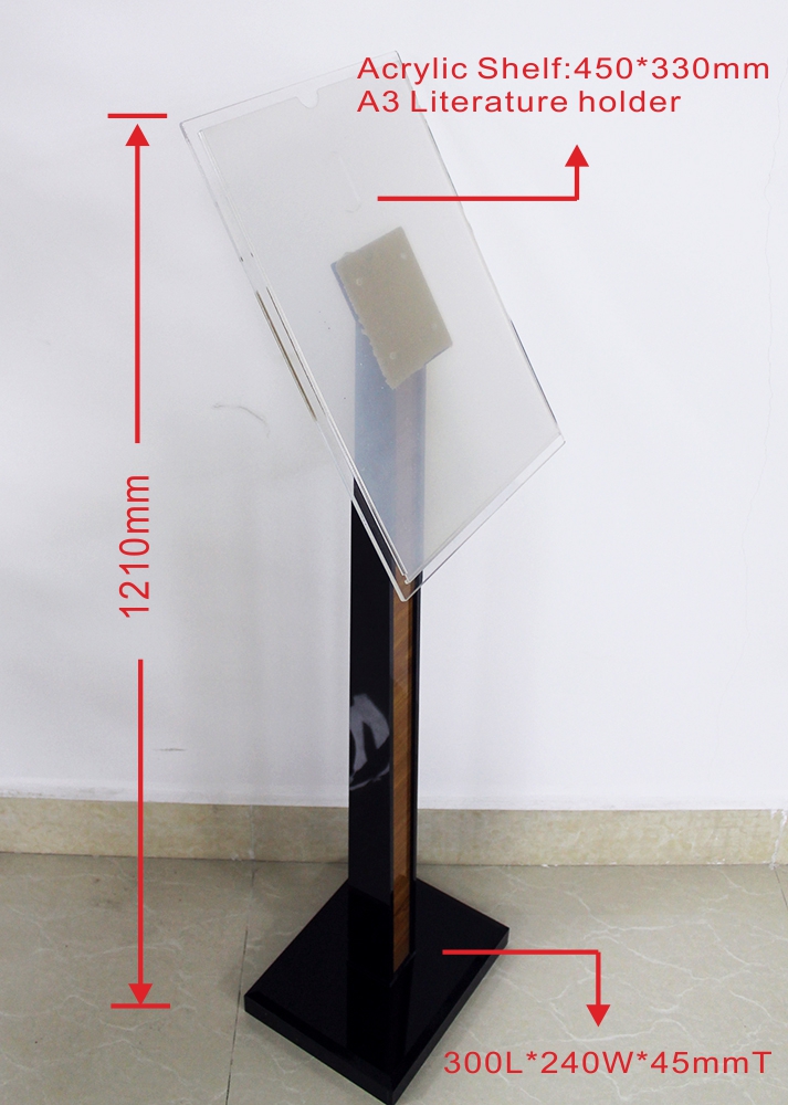 acrylci floor display stand