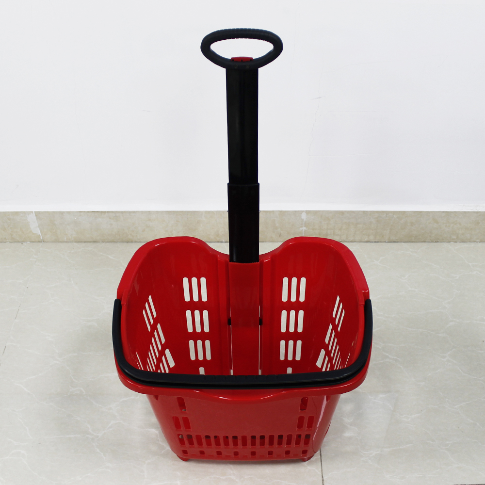 plastic shopping basket