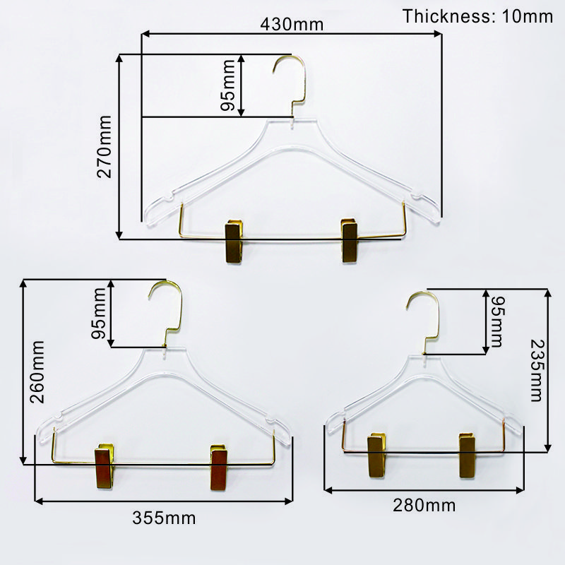 clear acrylic hanger