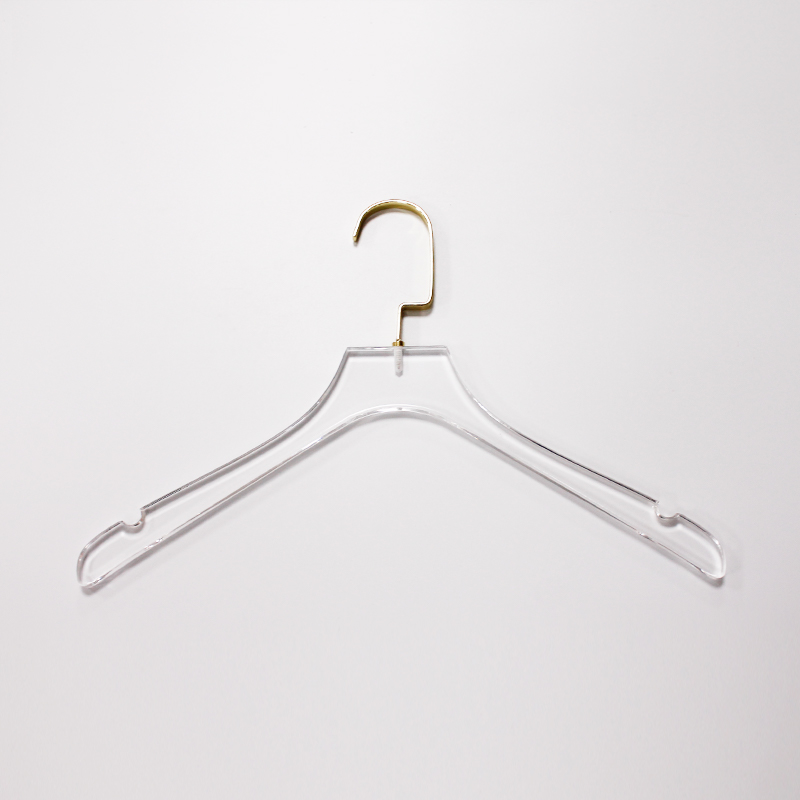 transparent acrylic coat hanger