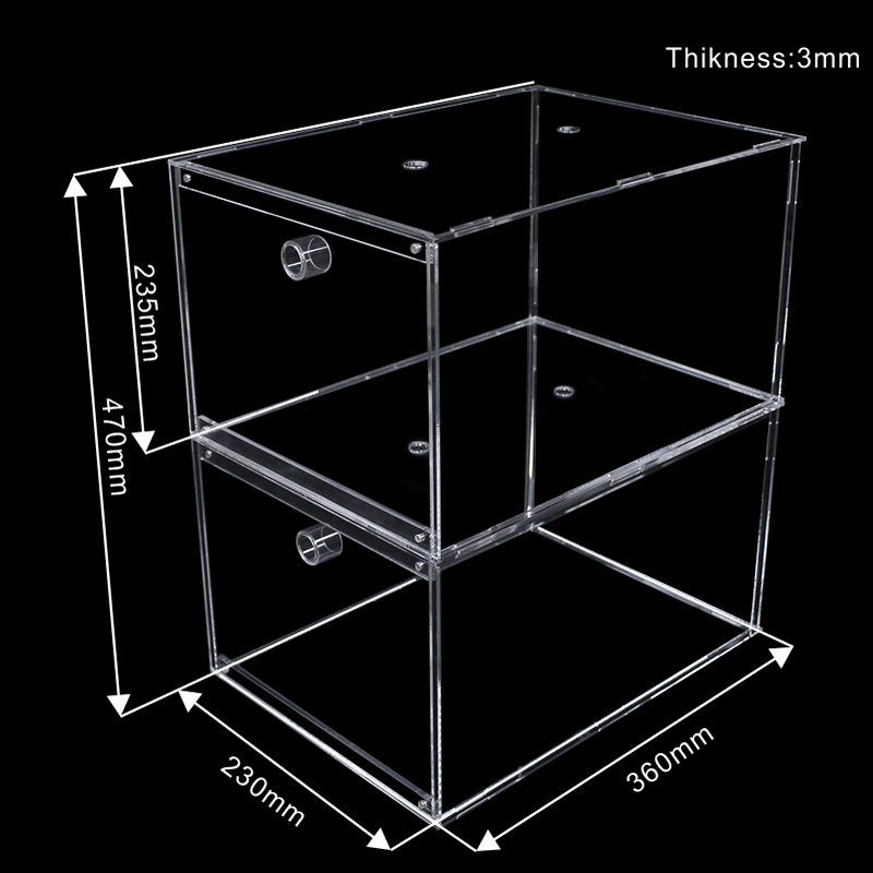 acrylic shoes box