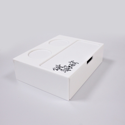 Eco-friendly Hotel Supplies White Acrylic Hotel Bathroom Amenities Tray Storage Box Case Logo Print GuangDong
