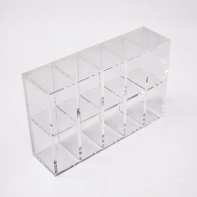 Custom Sizes Multi-tiers Clear Acrylic Ornaments Boutique Cosmetics Display Stand 