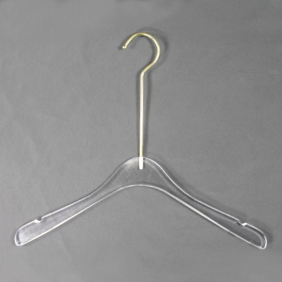 Clear transparent acrylic clothes coat wedding dress display hanger 