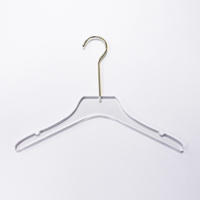 transparent acrylic clear coat suits wedding dress clothes hangers for home / garment stores